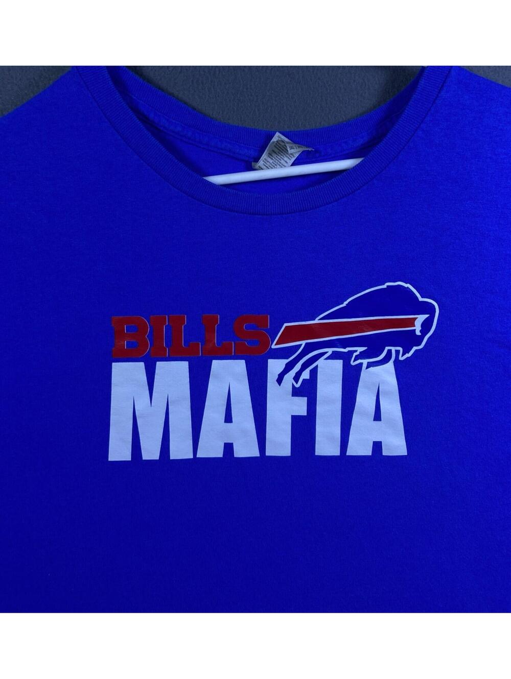 Buffalo Bills New York Gildan Hometown Collection Mafia T-Shirt Royal Men's 3XL